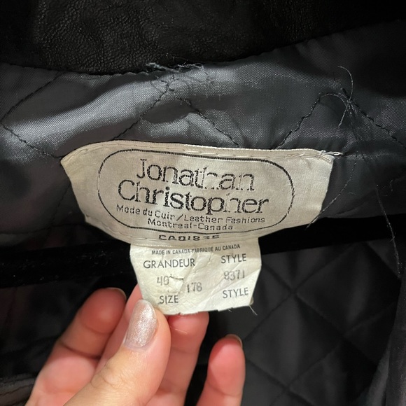 Jonathan Christopher leather jacket - Picture 4 of 4